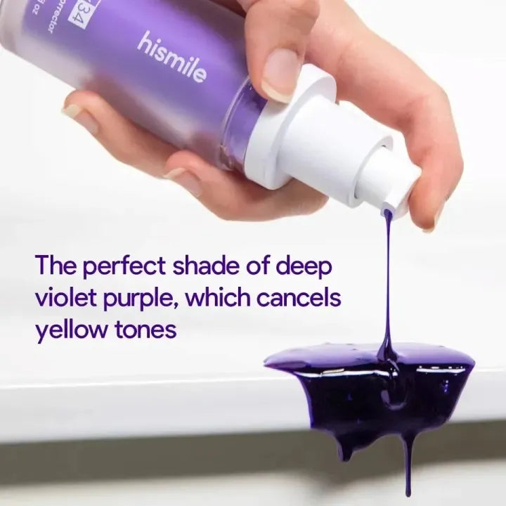 V34 Purple Teeth Whitening Serum