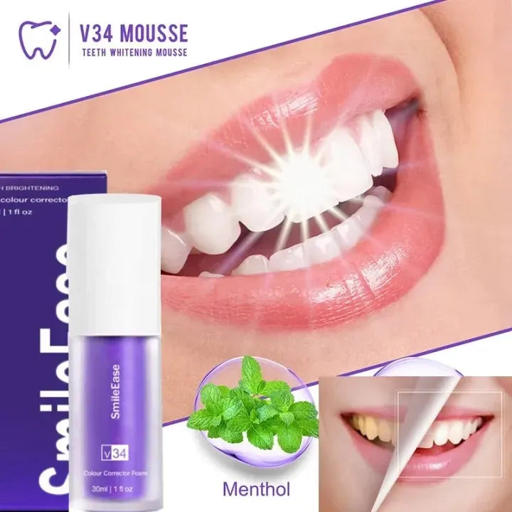 V34 Purple Teeth Whitening Serum